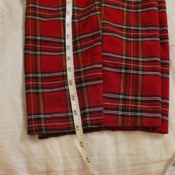 Jones New York Red Plaid Pull On Slim Leg - Picture 12 of 12